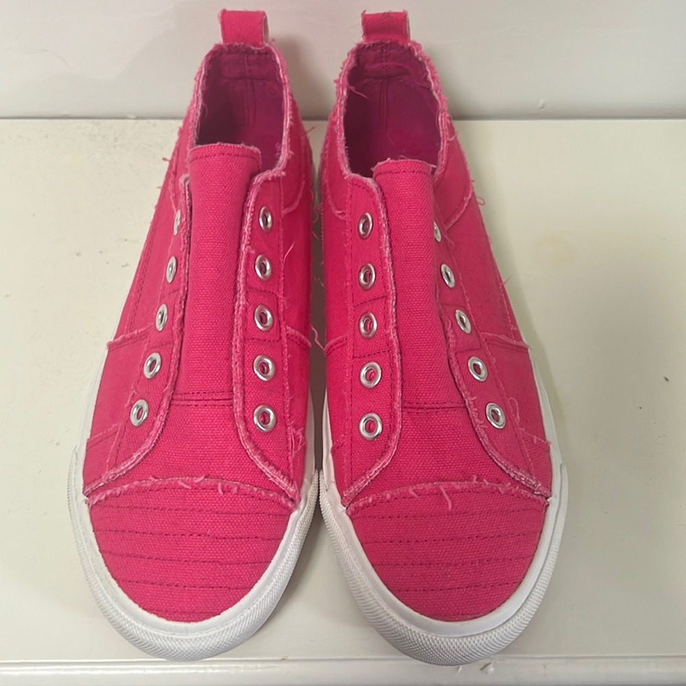 Corkys Babalu, hot pink slide shoes Sz 7 NEW